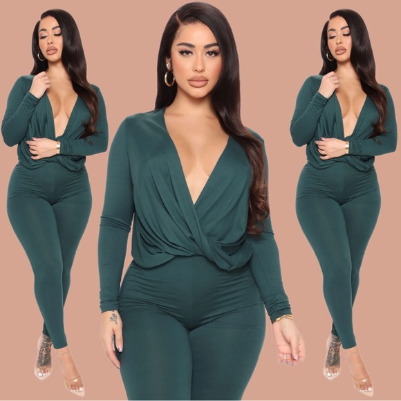 Get To Know You Legging Set | Hunter Green - Picture 4 of 7